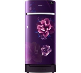 Samsung 198 L Direct Cool Single Door 4 Star 2020 Refrigerator with Base Drawer Camellia Purple, RR21T2H2XCR image