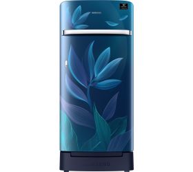Samsung 198 L Direct Cool Single Door 5 Star 2020 Refrigerator with Base Drawer Paradise Blue, RR21T2H2W9U/HL image