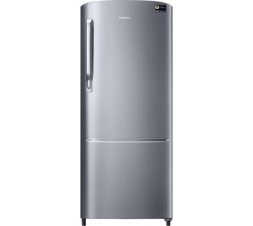 Samsung 212 L Direct Cool Single Door 3 Star 2019 Refrigerator Elegant Inox, RR22M272ZS8/NL image