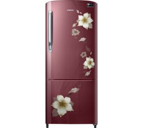 Samsung 212 L Direct Cool Single Door 4 Star 2019 Refrigerator Star Flower Red, RR22M274YR2/NL image