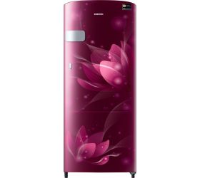 Samsung 215 L Direct Cool Single Door 3 Star 2020 Refrigerator Saffron Red, RR22T3Y2YR8/HL image