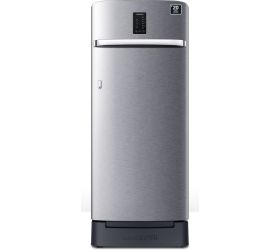 SAMSUNG 215 L Direct Cool Single Door 4 Star Refrigerator with Base Drawer with Digi-Touch Cool, Digital Inverter Elegant Inox, RR23C2F24S8/HL image