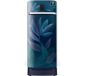 SAMSUNG 215 L Direct Cool Single Door 4 Star Refrigerator with Base Drawer with Digi-Touch Cool,Digital Inverter Paradise Blue, RR23C2F249U/HL image