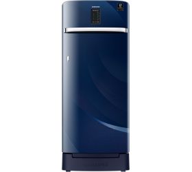 SAMSUNG 225 L Direct Cool Single Door 4 Star Refrigerator Rythmic Twirl Blue, RR23A2F3X4U/HL image