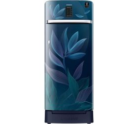 SAMSUNG 225 L Direct Cool Single Door 4 Star Refrigerator with Base Drawer with Digi Touch Cool, BSD Paradise BLUE, RR23A2F3X9U/HL image