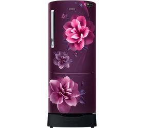 SAMSUNG 230 L Direct Cool Single Door 3 Star Refrigerator with Base Drawer Camellia Purple, RR24R285ZCR/NL image