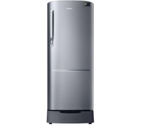 SAMSUNG 230 L Direct Cool Single Door 3 Star Refrigerator with Base Drawer Gray Silver, RR24B282YGS/NL image