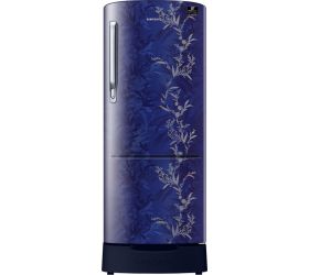 SAMSUNG 230 L Direct Cool Single Door 3 Star Refrigerator with Base Drawer Mystic Overlay Blue, RR24T285Y6U/NL image