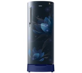 SAMSUNG 230 L Direct Cool Single Door 4 Star Refrigerator Blooming Saffron Blue, RR24N287YU8/NL image