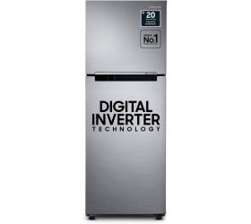 SAMSUNG 236 L Frost Free Double Door 3 Star Refrigerator Elegant Inox, RT28C3053S8/HL image