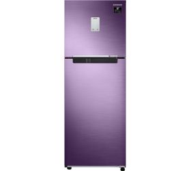 Samsung 244 L Frost Free Double Door 2 Star 2020 Refrigerator with Curd Maestro Luxe Purple, RT28T3522RU/HL image