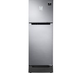 SAMSUNG 244 L Frost Free Double Door 2 Star Refrigerator Ez Clean Steel Silver , RT28A3C22SL/HL image
