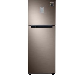 Samsung 253 L Frost Free Double Door 2 Star 2019 Convertible Refrigerator LUXE BROWN, RT28R3722DX/NL image
