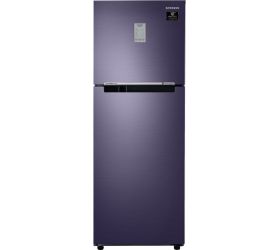 Samsung 253 L Frost Free Double Door 2 Star 2020 Convertible Refrigerator Pebble Blue, RT28T3782UT/HL image