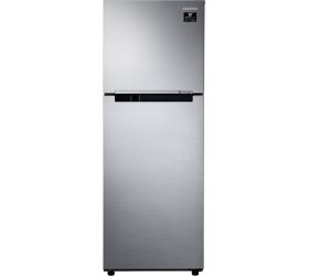 Samsung 253 L Frost Free Double Door 2 Star 2020 Refrigerator Elegant Inox, RT28T3042S8/HL image