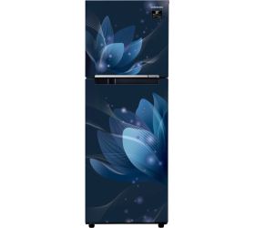 Samsung 253 L Frost Free Double Door 2 Star 2020 Refrigerator Saffron Blue, RT28T3032U8/HL image