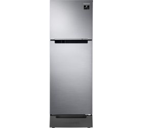 Samsung 253 L Frost Free Double Door 2 Star 2020 Refrigerator with Base Drawer Elegant Inox, RT28T3122S8/HL image