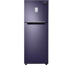 Samsung 253 L Frost Free Double Door 3 Star 2020 Refrigerator Pebble Blue, RT28T3453UT/HL image