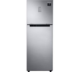 SAMSUNG 253 L Frost Free Double Door 3 Star Convertible Refrigerator Elegant Inox, RT28T3743S8/HL image