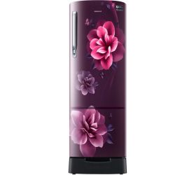 SAMSUNG 255 L Direct Cool Single Door 3 Star Refrigerator with Base Drawer Camellia Purple, RR26A389YCR/HL image