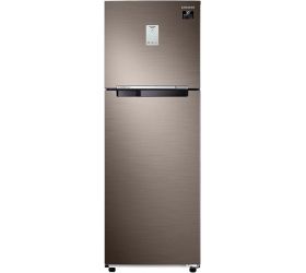 SAMSUNG 265 L Frost Free Double Door 2 Star Refrigerator Luxe Brown, RT30A3A22DX/HL image