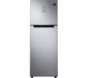 Samsung 275 L Frost Free Double Door 3 Star 2020 Refrigerator Refined Inox, RT30T3443S9/HL image