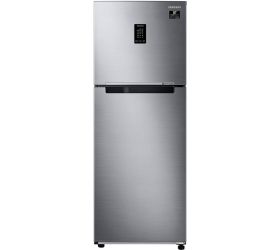 SAMSUNG 288 L Frost Free Double Door 2 Star Convertible Refrigerator Elegant Inox, RT34A4622S8/HL image