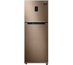 SAMSUNG 288 L Frost Free Double Door 2 Star Convertible Refrigerator Luxe Bronze, RT34A4632DU/HL image