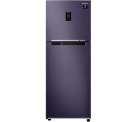 SAMSUNG 288 L Frost Free Double Door 2 Star Convertible Refrigerator Pebble Blue, RT34A4632UT/HL image