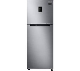 SAMSUNG 288 L Frost Free Double Door 2 Star Convertible Refrigerator Refined Inox, RT34A4632S9/HL image