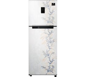 SAMSUNG 314 L Frost Free Double Door 2 Star Refrigerator with Curd Maestro Mystic Overlay White, RT34T46326W/HL image