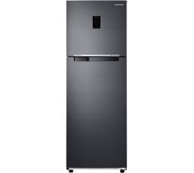 SAMSUNG 322 L Frost Free Double Door 2 Star Convertible Refrigerator Black Doi, RT37C4522B1/HL image