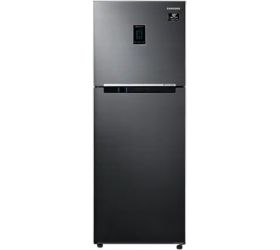 SAMSUNG 324 L Direct Cool Double Door 3 Star Refrigerator Luxe Black, RT34A4533BX/HL image