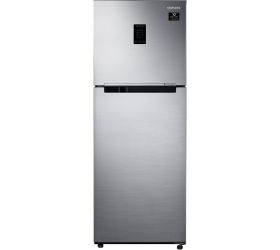 SAMSUNG 324 L Frost Free Double Door 2 Star Convertible Refrigerator Elegant Inox, RT34T4542S8/HL image