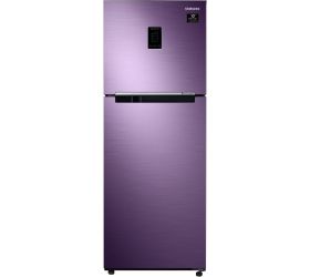 SAMSUNG 324 L Frost Free Double Door 2 Star Convertible Refrigerator Luxe Purple, RT34T4542RU/HL image