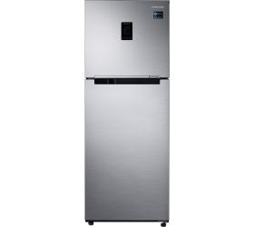 Samsung 324 l Frost Free Double Door 3 Star 2020 Convertible Refrigerator Refined Inox, RT34T4533S9/HL image