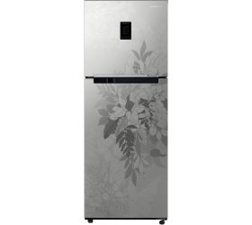 SAMSUNG 324 L Frost Free Double Door 3 Star Refrigerator Bouquet Silver, RT34B4513QB/HL image