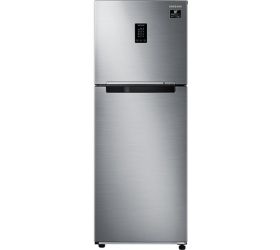 SAMSUNG 336 L Frost Free Double Door 3 Star Refrigerator Ez Clean Steel Silver , RT37A4633SL/HL image