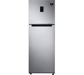 SAMSUNG 345 L Frost Free Double Door 3 Star Convertible Refrigerator Refined Inox, RT37T4533S9/HL image
