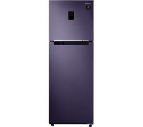SAMSUNG 345 L Frost Free Double Door 3 Star Refrigerator Pebble Blue, RT37T4533UT/HL image