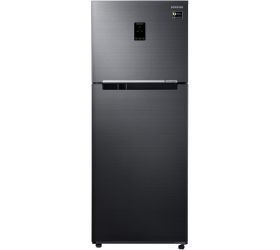 SAMSUNG 363 L Frost Free Double Door 2 Star Convertible Refrigerator Black Inox, RT39C5532BS/HL image