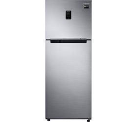 SAMSUNG 386 L Frost Free Double Door 2 Star Convertible Refrigerator with Curd Maestro Refined Inox, RT42T5C38S9/TL image