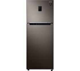 SAMSUNG 386 L Frost Free Double Door 3 Star Convertible Refrigerator with Curd Maestro Luxe Brown, RT42T5C5EDX/TL image