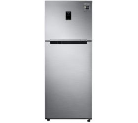 SAMSUNG 394 L Frost Free Double Door 2 Star Convertible Refrigerator Elegant Inox, RT39B5538S8 image