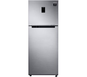 SAMSUNG 394 L Frost Free Double Door 2 Star Convertible Refrigerator Refined inox/Pet, RT39A5518S9/TL image