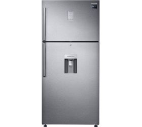 Samsung 523 L Frost Free Double Door 3 Star 2019 Refrigerator Easy Clean Steel, RT54K6558SL/TL image