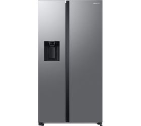 SAMSUNG 633 L Direct Cool Side by Side 3 Star Refrigerator EZ Clean Steel, RS78CG8543SLHL image