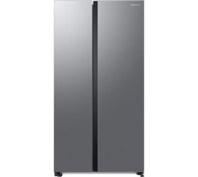 SAMSUNG 653 L Frost Free Side by Side 3 Star Refrigerator EZ Clean Steel, RS76CG8113SL image