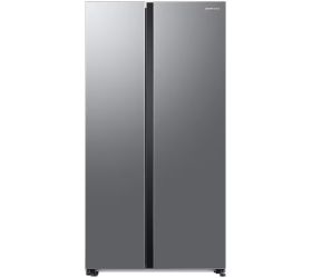 SAMSUNG 653 L Frost Free Side by Side 3 Star Refrigerator Real Stainless, RS76CG8113SLHL image