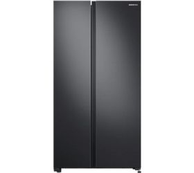 SAMSUNG 692 L Frost Free Side by Side Refrigerator Black Matt, RS72A50K1B4/TL image